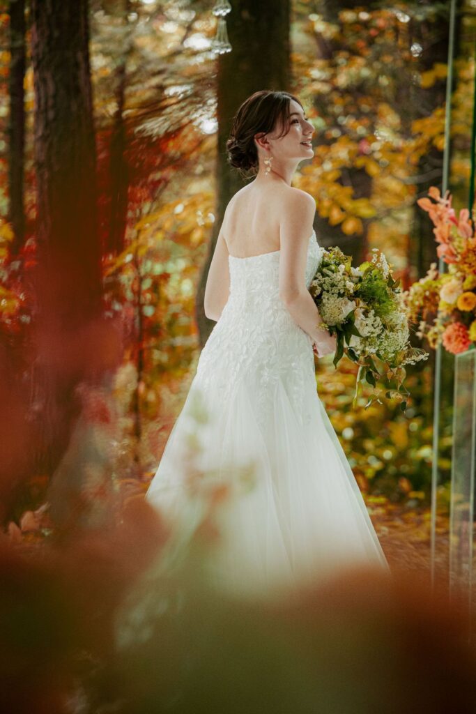 軽井沢の秋、森の誓い