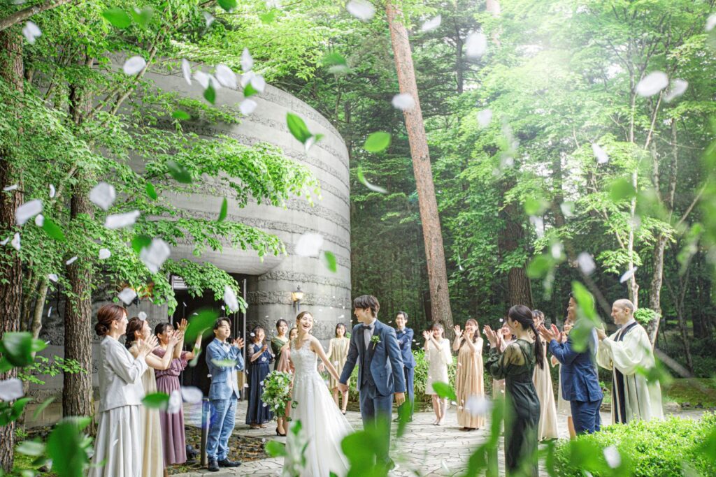 森の中での祝福