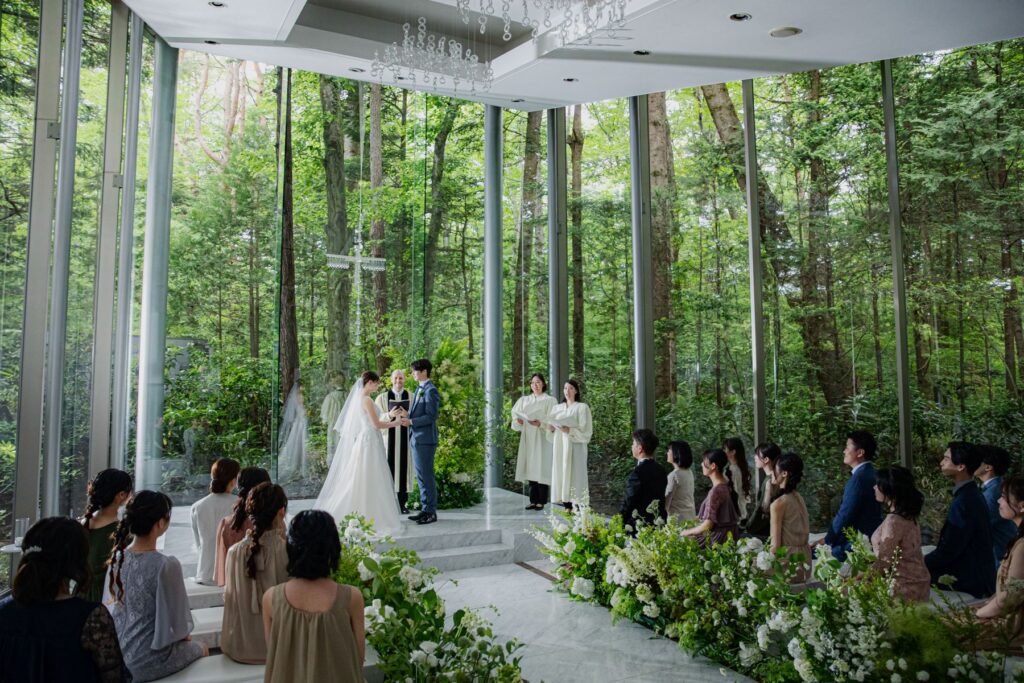 自然と一体になる結婚式