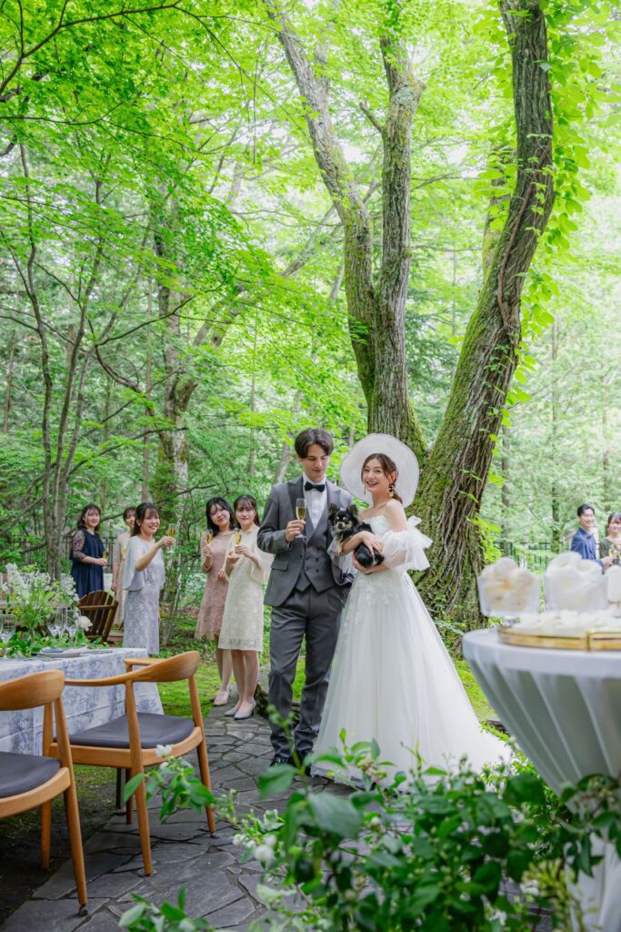 乾杯！森のレストランウェディング