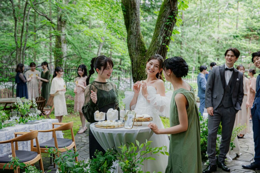 軽井沢でのガーデンレセプション