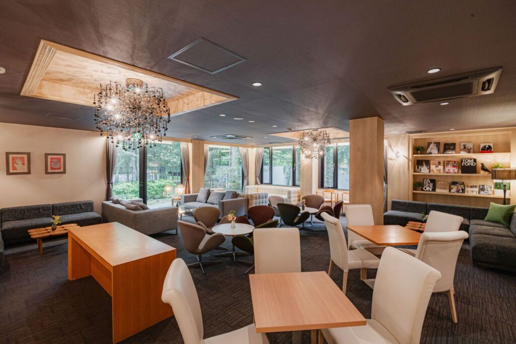 軽井沢結婚式ゲストラウンジ