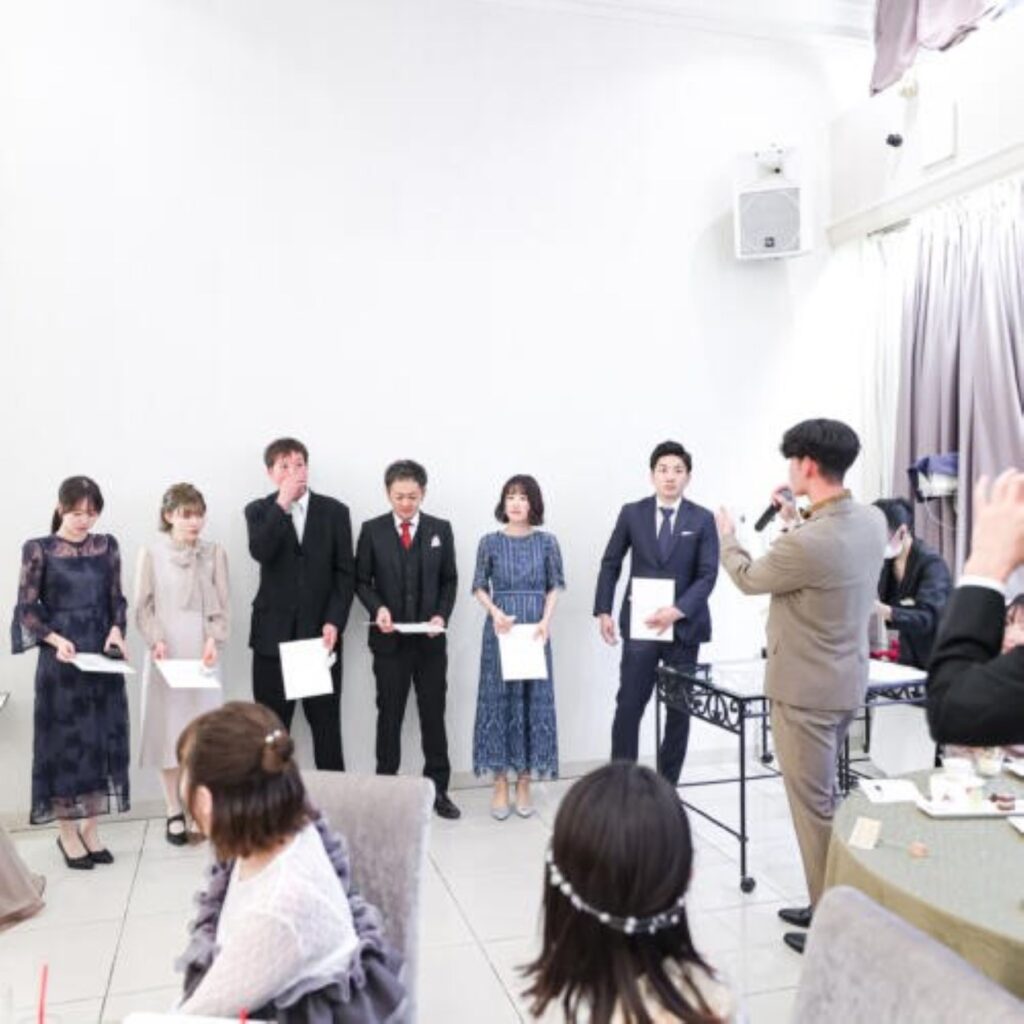 ゲスト参加型の楽しいゲームは、会場中が最高の笑顔になる時間!アネーリ軽井沢で、記憶に残る賑やかなパーティを叶えましょう。