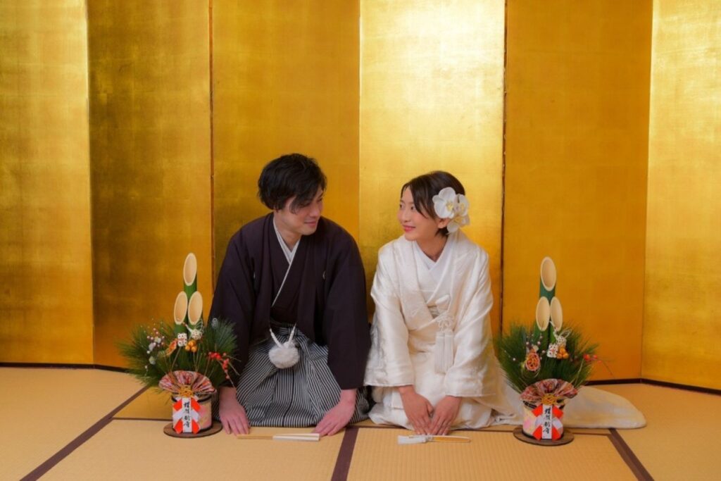 大切な結納・顔合わせの服装は、両家への敬意を表すもの。アネーリ軽井沢の落ち着いた貸切邸宅で、上質な軽井沢ウェディングへの一歩を。