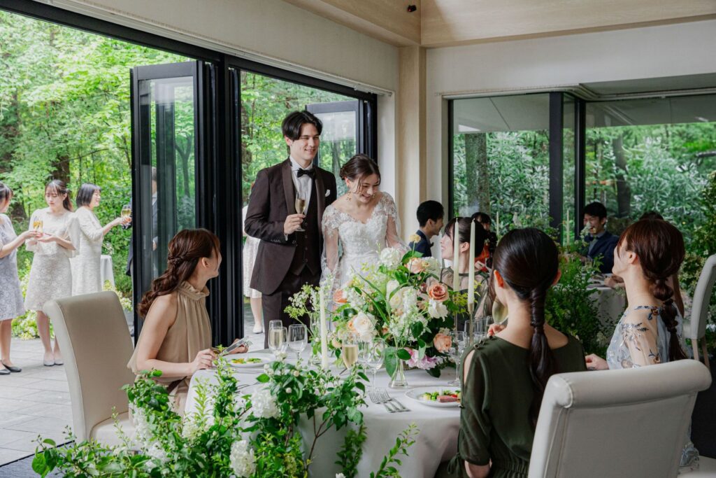 ゲストと近い披露宴