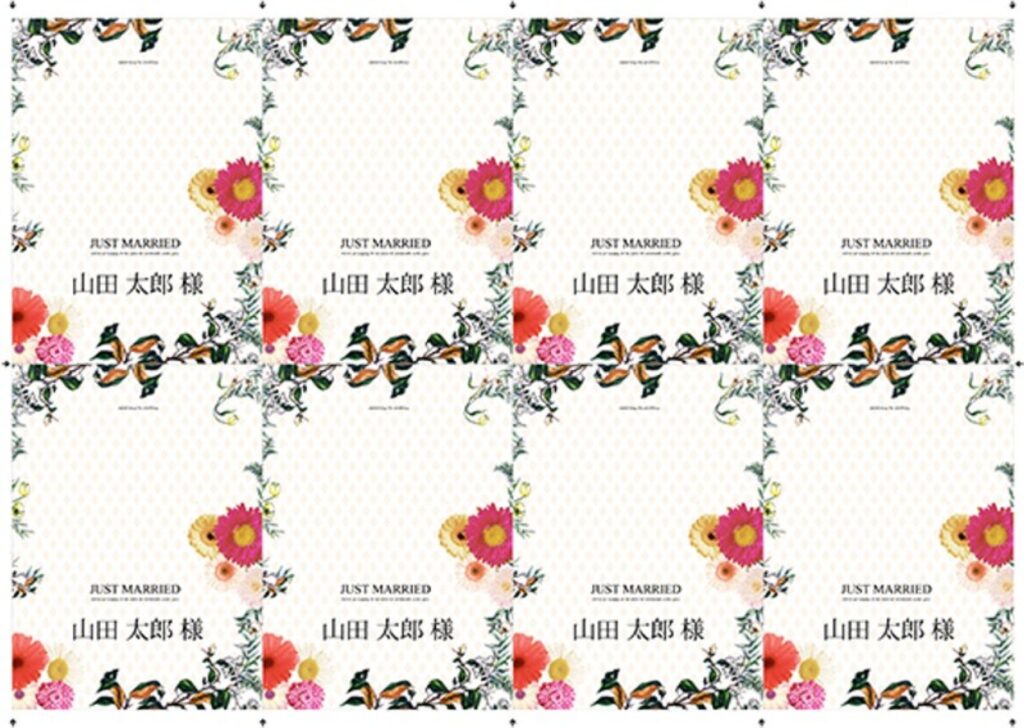 席札は、ゲストの皆様が披露宴で最初にご覧になる、おふたりからのメッセージです。 手作りの温もりや、素材に込められたおもてなしの心は、手書きのメッセージを添えることで、より深く伝わります。席札の裏面に一言添えるだけで、ゲストは「自分だけ」に向けられた歓迎の気持ちを感じ、特別な一日がスタートします。