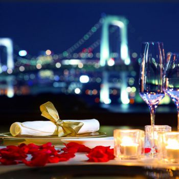 東京の夜景を眺めながらの、サプライズプロポーズも可能