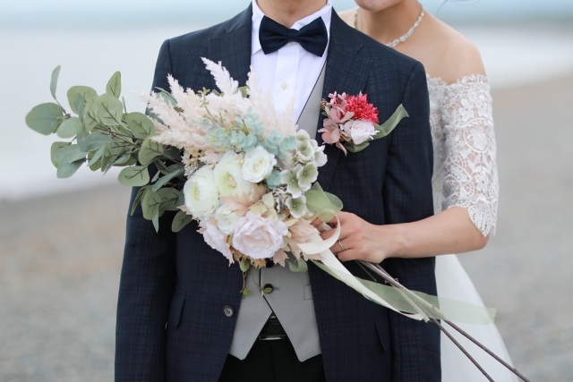 結婚式当日の写真