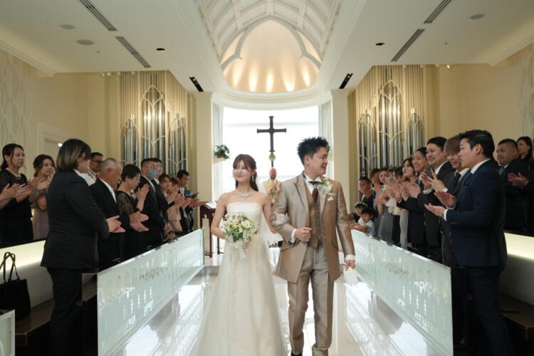 最後にゲストの方にサプライズ！挙式で行うクロージング演出とは？