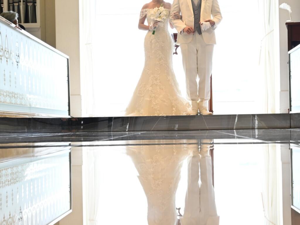 お台場のロケーションをバックにおふたりらしさが詰まった記憶に残る一日